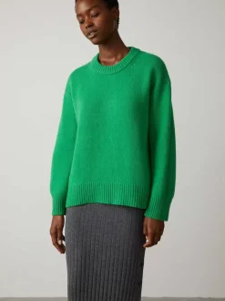 Flash Sale The Noor Sweater | Green Cashmere Sweater Women Women Sweaters
