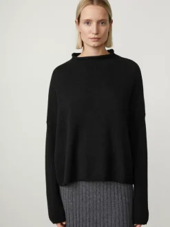 Shop The Sandy Sweater - Mock Neck Cashmere Sweater Women Sweaters