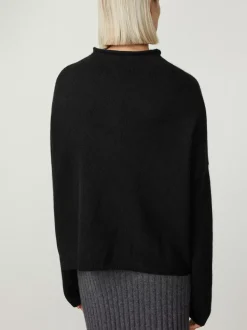 Shop The Sandy Sweater - Mock Neck Cashmere Sweater Women Sweaters
