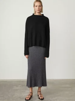 Shop The Sandy Sweater - Mock Neck Cashmere Sweater Women Sweaters