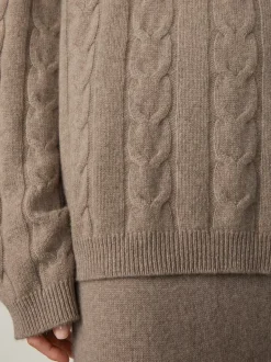 Discount The Vilma Sweater | Cable Knit Cashmere Sweater Women Women Sweaters